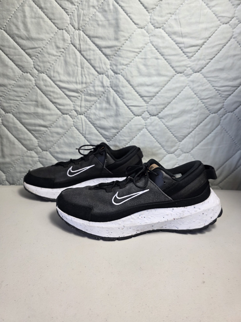 Nike Crater Remixa Shoes Sneakers Black Men's Size 10 Recycled Content - Picture 8 of 8